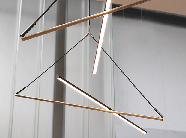 Funamabule - luminaire, suspension - Edition chez Roche Bobois - Composition double zoom